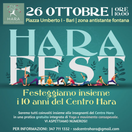 Hara fest | festeggiamo insieme i 10 anni del centro hara
